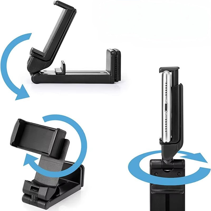 Soporte Móvil de Viaje – Clip Plegable 360°